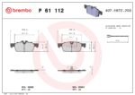 Pločice prednje p508,  cbp22195-934.0-oe4254A6 - Slika 2
