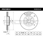 Diskovi prednji, Renault, fi 238mm, 23-0110-adc1505V-oe 7700756572 - Slika 2